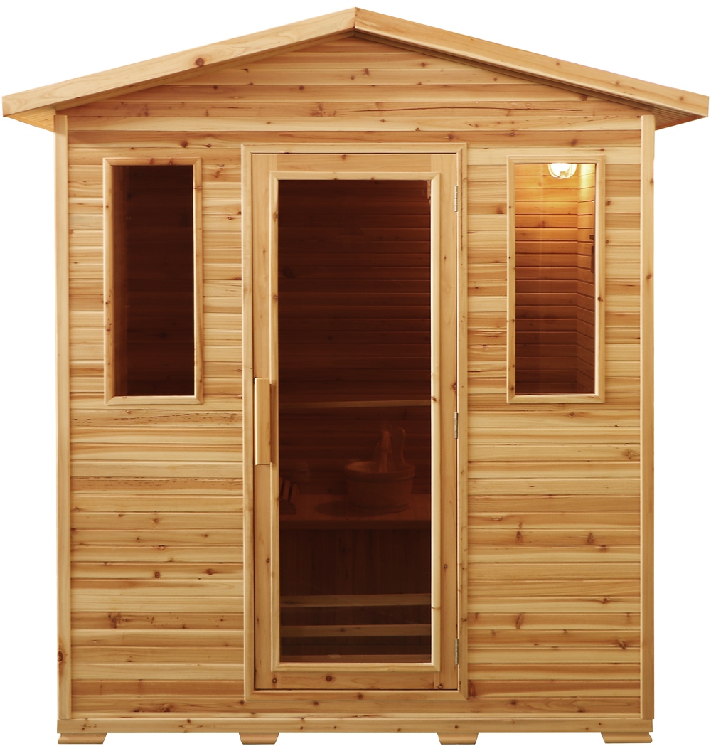 Outdoor Saauna 3 p Traditional web 4-person outdoor traditional Sauna