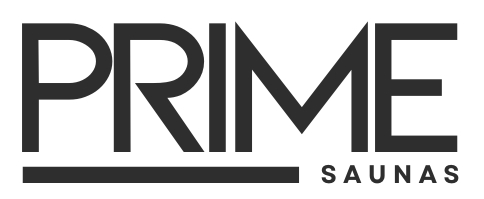 Prime Black logo on white Prime Saunas Logo
