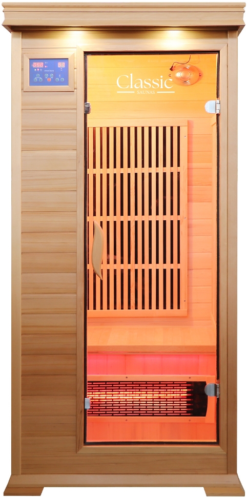 1 person Classic Hemlock Infrared Sauna