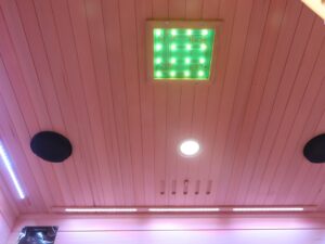 Infrared Sauna 3p Classic ceiling