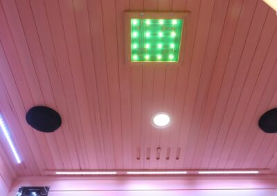 Infrared Sauna 3p Classic ceiling