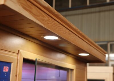 Infrared Sauna outside lighting