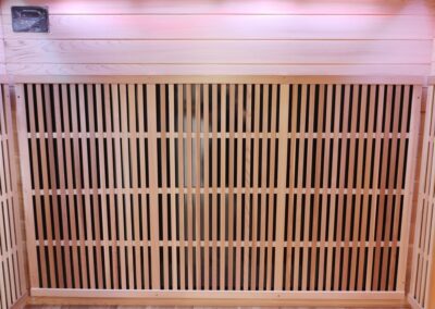 4 person Infrared Sauna back panel