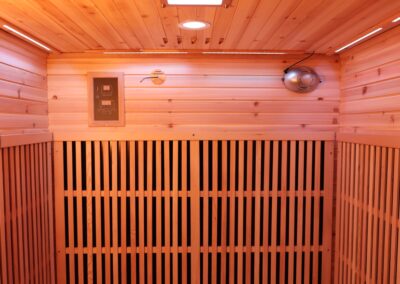 2p Outback Infrared Sauna Heating panels back and sides