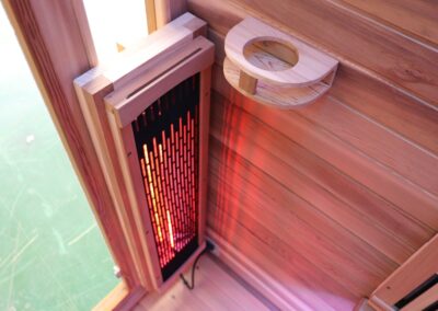 2p Wise Cedar Front NIR heater