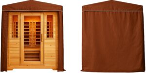 Outdoor Sauna cover Brown