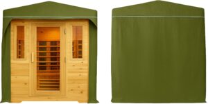 Outdoor Sauna cover green