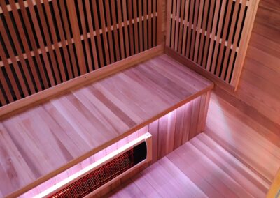 Inside Sauna