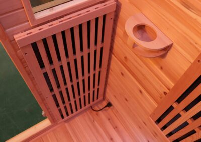 3-p Outback Infrared Sauna front FIR heater panel