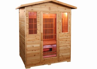 3-p Outback Infrared Sauna side pic