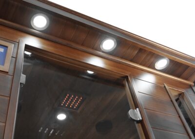 4p Classic infrared sauna outdoor lighting