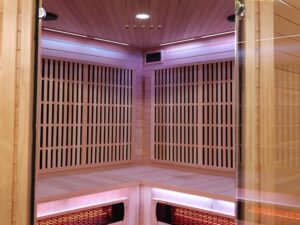 Classic corner Sauna