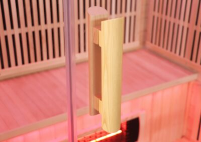 Door handle Inside sauna pic