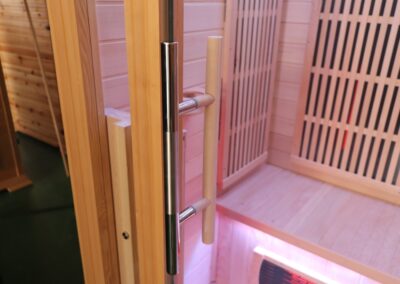 Wise Infrared Sauna glass door