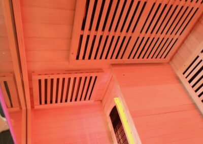 2p Prime Infrared inside sauna