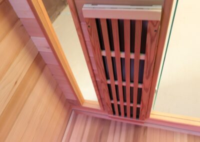 4-p Classic Cedar infrared front heater panel
