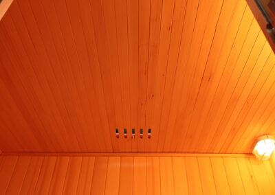3-person Traditional Sauna interior ceiling