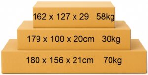 3p Classic infrared Flat pack dimensions