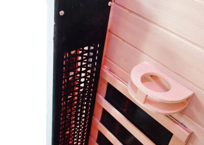 1-person Black sauna FIR and NIR heaters