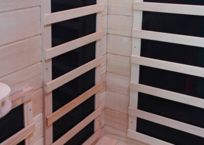 2-person Black Infrared sauna FAR infrared Heaters