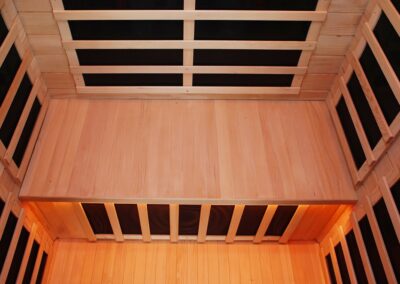 2-person Black Infrared sauna heaters