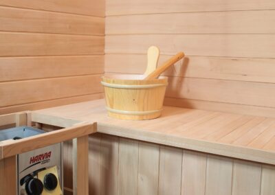 Prime 1 person Traditional Sauna inside left