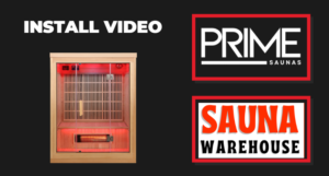 Video image, sauna install